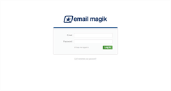 Desktop Screenshot of emailmagik.net