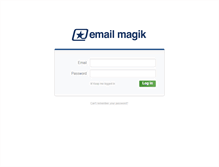 Tablet Screenshot of emailmagik.net